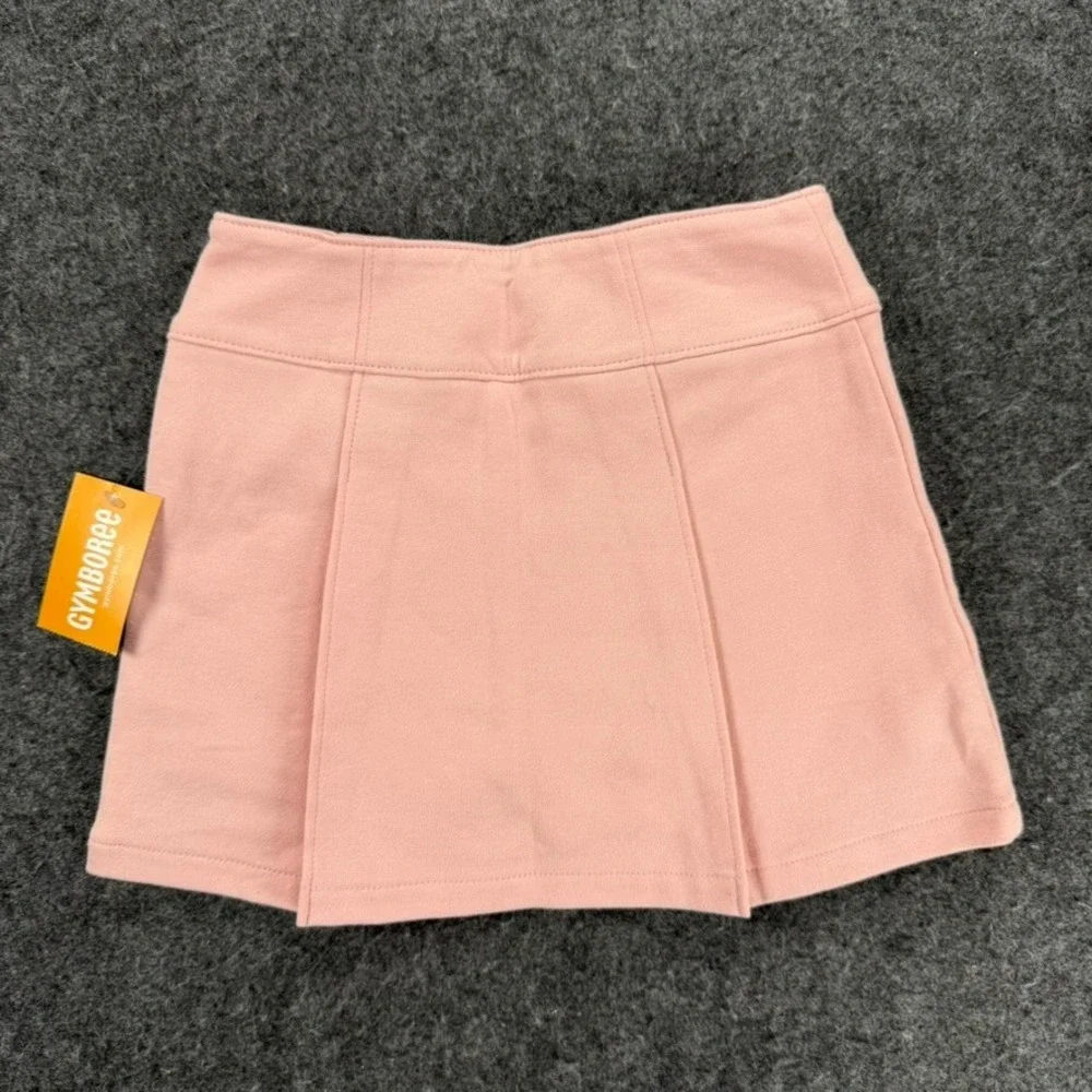 Gymboree Baby Toddler Girls Fuzzy Pink Pleated Skirt with Built In Shorts 2T NWT